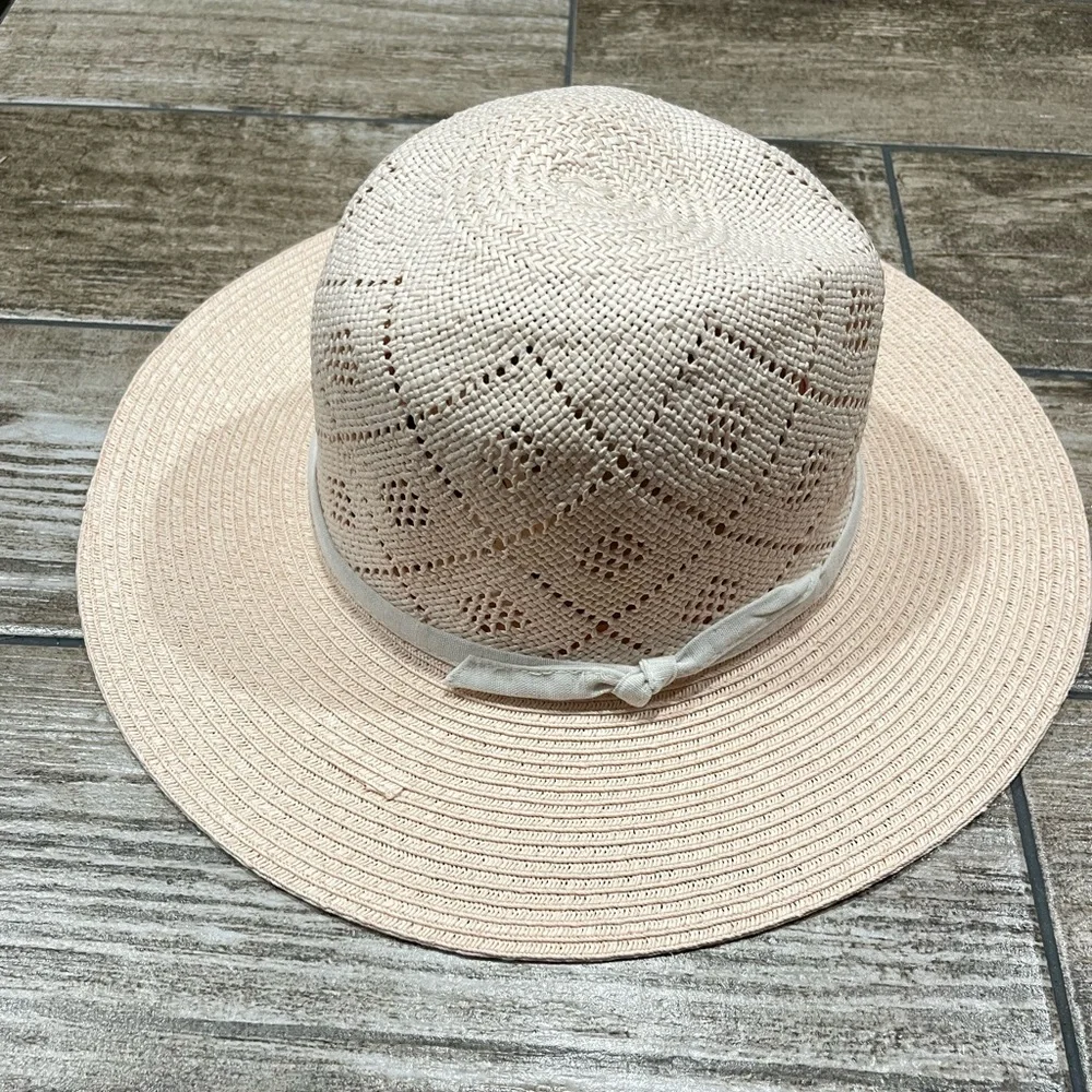 ✨Treasure & Bond Packable Mix Braid Panama Hat One Size NWT - Picture 1 of 7